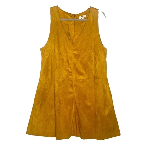 Womens Dresses Yellow Suede Dress Ann Taylor Women's Yellow Suede